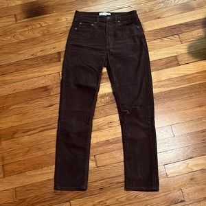 GAP brown corduroy pants